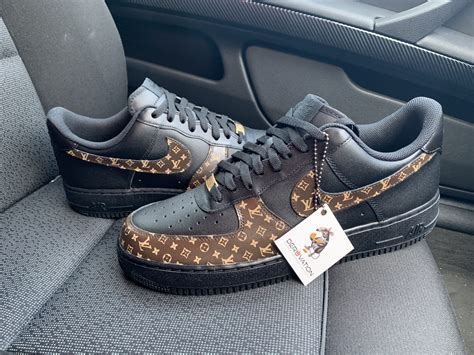 custom lv af1|air force 1 black custom.